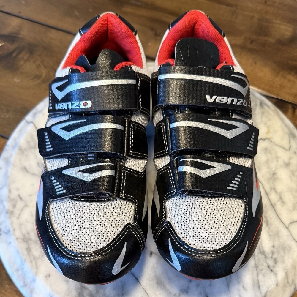NEW! Venzo MX Cycling Shoes Bicycle Shoe Women Sz 6.5 EU 38 Shimano Look Delta - Picture 2 of 6